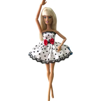 1 Комплект кукольной юбки, модное платье для танцев, белая одежда, аксессуары ручной работы для куклы Барби, детская игрушка