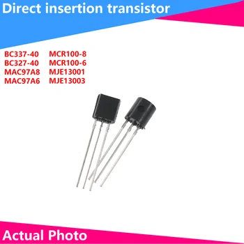 50/20шт транзистор DIP BC337-40 BC327-40 MAC97A8 MAC97A6 MCR100-8 MCR100-6 MJE13001 13001 MJE13003 E13003