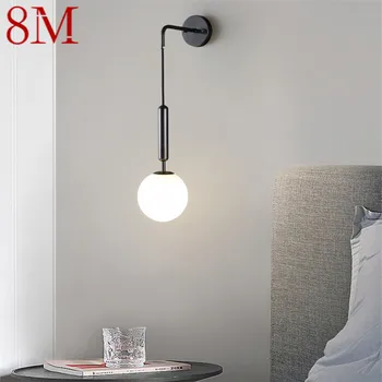8-метровое современное внутреннее латунное бра LED Simply Creative Copper Wall Lamp для домашнего декора спальни