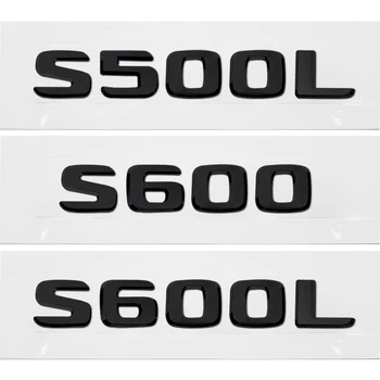ABS Пластик S500L S600 S600L Багажник Задний Логотип Значок Эмблема Наклейка Для Mercedes Benz S Class W126 W140 W220 W221 W222