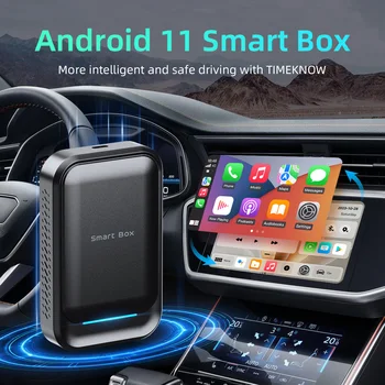 AuroraLink CarPlay Ai Box Android 11 Версия WiFi Беспроводной Android Auto CarPlay Автомобильный USB-Адаптер Для OEM-Проводного Автомобиля CarPlay
