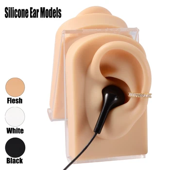 CHUANCI 1 шт./пара модель уха модель части человеческого тела профессиональный дисплей реквизит силиконовая мягкая модель уха