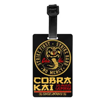 Cobra Kai The Karate Kid Багажная бирка Защита конфиденциальности Karate Kid Жесткие Багажные бирки без пощады, этикетки для дорожных сумок, чемодан