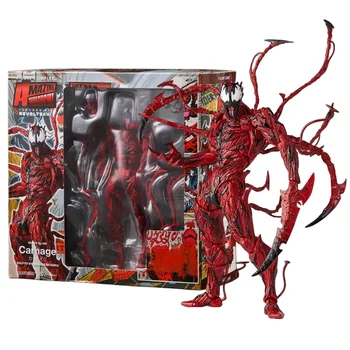 Hot Toys AMAZING Carnage Venom Человек-паук Marvel Legends Фигурка с подвижным суставом, изменяющая лицо, Статуя, модель для детей для игрушек Gif