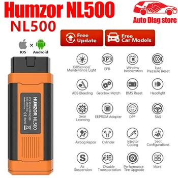 Humzor NL500 Обновление Автомобильного Диагностического сканера Humzor NL300 NL400 OBD2 Car Scan Tools Полная система Android IOS PK AP200