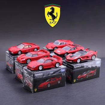 TOMY Ferrari F40 Roma SF90 SP3 Ferrari F8 ENZO F355 F50 Laferrari 512BB Литые Модели Автомобилей и Игрушечных Транспортных Средств Для Детей