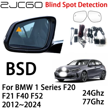 ZJCGO Автомобильная BSD Радарная Система Предупреждения Об Обнаружении Слепых зон Предупреждение О Безопасности Вождения для BMW 1 Серии F20 F21 F40 F52 2012 ~ 2024