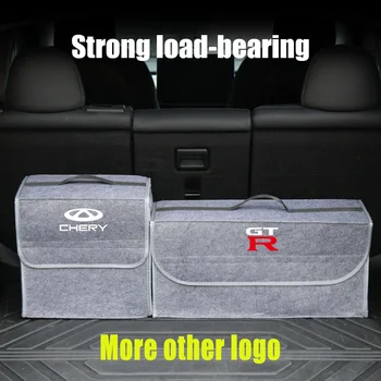 Автомобильная Сумка Для хранения, Органайзер для багажника, Коробка для хранения из войлока, Автоаксессуары для Lincoln MKZ Continental Corsair MKC Navigator