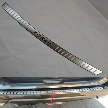 Автомобильный стайлинг Протектор заднего бампера из нержавеющей стали, Накладка протектора багажника для Nissan X-Trail X Trail T32 2014-20221