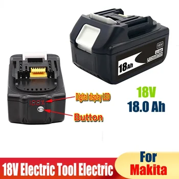 Аккумулятор 18V Для Электроинструментов Makita 18v Запасные Аксессуары BL1860 BL1850 Литий-ионные Аккумуляторные батареи Зарядное устройство