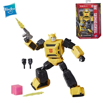 В наличии оригинальные аниме-фигурки Hasbro Transformers RED 6inch Bumblebee G1, модели игрушек