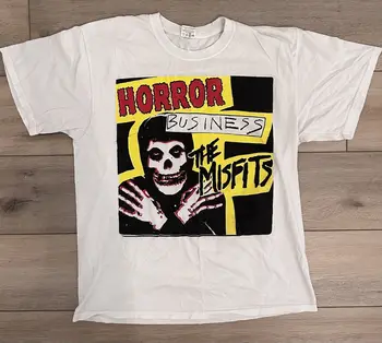 Деловая футболка Misfits Horror с длинными рукавами Danzig большого размера