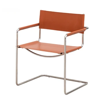Дизайнерский Одноместный диван-кресло Кресло из нержавеющей стали Диван для гостиной Старинное кресло Nordic Classic Кресло для переговоров в приемной