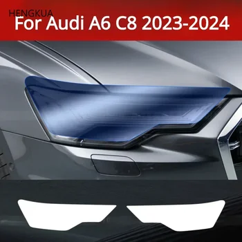 Для Audi A6 C8 2024-2023 Аксессуары для Экстерьера автомобиля Фара Против царапин Защитная пленка из ТПУ Пленка для ремонта Против царапин