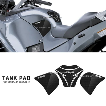 Для Kawasaki GTR1400 GTR 1400 2007-2015 2014 Аксессуары для мотоциклов Накладка на топливный бак Противоскользящая боковая ручка на колене Наклейка-наклейка