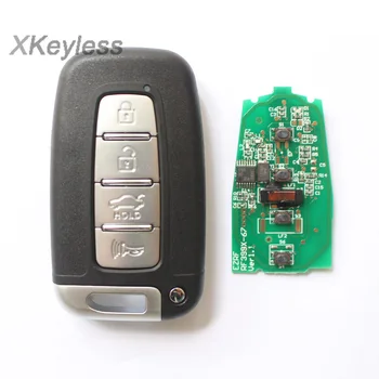 для Kia K2 K5 Sorento Forte Sportage R Soul 4-кнопочный брелок smart remote key control 433 МГц, бесключевой вход push start