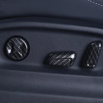Для Volkswagen T-Roc TROC 2018 2019 Кнопка переключения регулировки автокресла, наклейка на накладку, Аксессуары для украшения интерьера