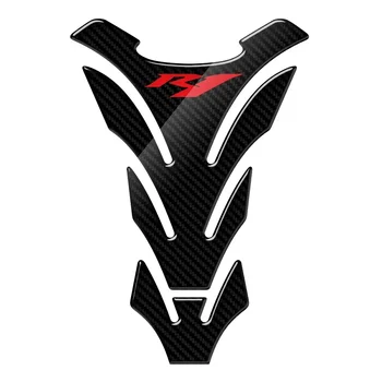 Для Yamaha YZF-R1 R1 Tankpad 3D Карбоновый Чехол для бака мотоцикла, Защитные Наклейки