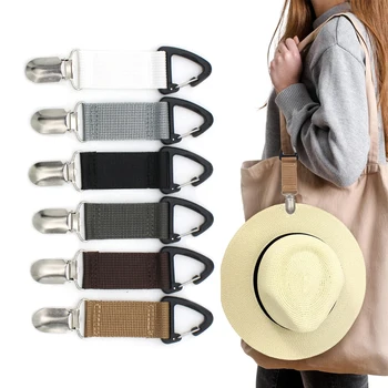 Зажим для шляпы для путешествий, маленькие переносные тканевые зажимы для крепления к сумке, зажимы для шляпы для сумочки, рюкзака, багажа