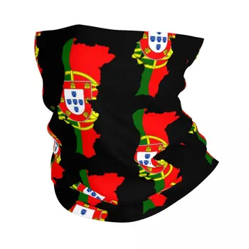 Карта Португалии, Флаг, Бандана, Зимняя Грелка Для Шеи, Мужская Ветрозащитная Повязка На Лицо, Шарф для Пеших Прогулок, Гетра, Повязка На Голову