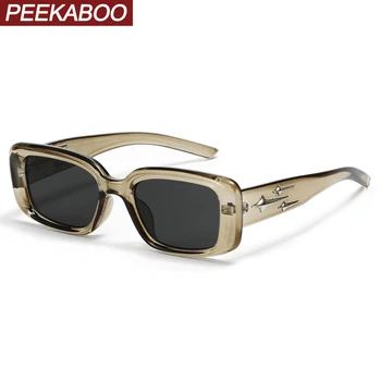 Квадратные солнцезащитные очки Peekaboo uv400 PC frame женские солнцезащитные очки для мужчин коричневый зеленый лидер продаж подарочные изделия унисекс 2023 очки