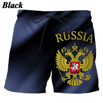 Летние модные повседневные 3D шорты в России, модные мужские шорты