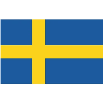 Маленький Городок Швеция Флаг Автомобиль Мотоцикл Виниловые Водонепроницаемые Наклейки Термоаппликация Аксессуары Украшения