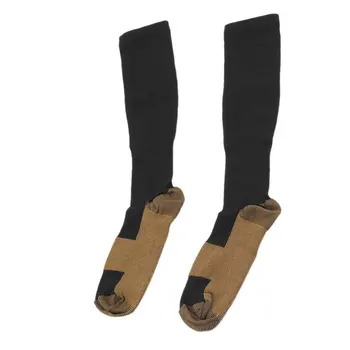 Модные Удобные Рельефные Мягкие Мужские И женские компрессионные носки с защитой от усталости, носки с защитой от варикозного расширения вен
