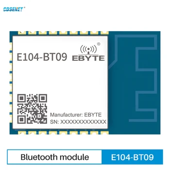 Модуль TLSR8208B BLE5.0 Bluetooth к последовательному порту CDSENET E104-BT09 Роль ведомого устройства с низким энергопотреблением Конфигурация iBeacon Air Небольшого размера