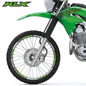 Наклейки на колеса мотоцикла, шины, Светоотражающие полоски на ободе, наклейки на мотоцикл, пленка для Kawasaki KLX 230 250 300 400 400R 400R 400SR