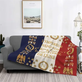 Наполеоновский французский флаг 85-го полка ПЕРЕДЕЛАННОЕ одеяло Теплые Мягкие фланелевые наволочки для кровати Декор дивана Подарки для девочек и подростков