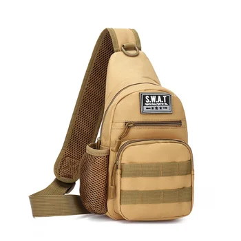 Новая модная тактическая мужская нагрудная сумка, уличная повседневная сумка через плечо, мужская сумка через плечо большой емкости, спортивная сумка-слинг