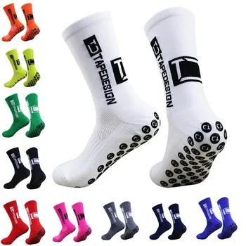 Новые мужские нескользящие футбольные спортивные носки, женские тонкие спортивные велосипедные носки, баскетбольные носки для бега
