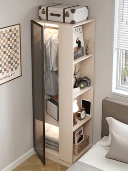 Одноместный небольшой шкаф-купе шкаф для хранения вещей детская домашняя спальня шкаф-купе современный простой шкаф-купе маленькая квартира экономит пространство