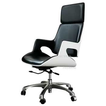 Офисные стулья Nordic Creative С эргономичной спинкой, Современное офисное кресло с поворотным подъемником, Игровое кресло