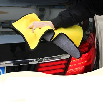 полотенце для мытья автомобиля из абсорбирующего кораллового флиса для Mercedes Benz C350e A G500 ML EQA E43 CLA CLA45
