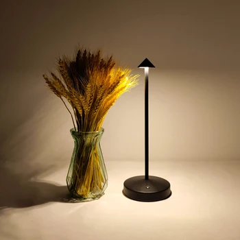 Прямая поставка Nordic Romantic Настольная лампа Сенсорная лампа с аккумуляторной батареей Pina pro Настольная лампа для ресторана ночник