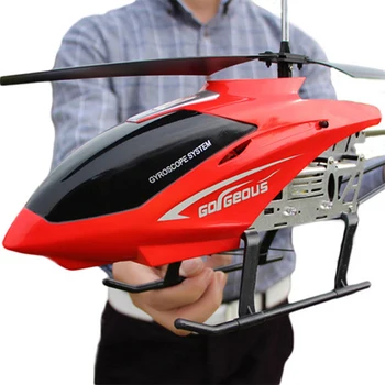 Радиоуправляемый вертолет с дистанционным управлением 3,5-канальный 80-сантиметровый Сверхпрочный Большой самолет, игрушка для детей, модель дрона, уличный самолет, Большой вертолет