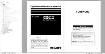 Руководство по эксплуатации, техническому обслуживанию и принципиальная схема Komatsu Dozers 2022 в формате PDF объемом 3,07 ГБ