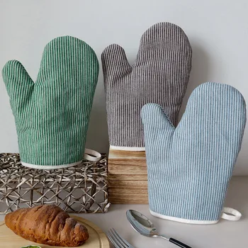 Термостойкие перчатки для приготовления пищи - кухонные перчатки для барбекю, гриль для приготовления горячей пищи, печь для выпечки, сварочные перчатки, походные перчатки
