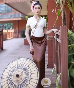 Традиционная женская одежда Dai Весна и лето, мягкая и облегающая