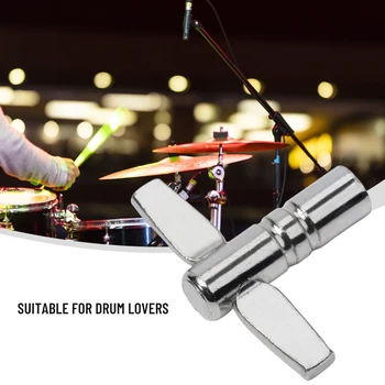 Универсальный ключ для настройки барабана, 1 шт., Детали для настройки барабана, стандартный квадратный ключ 5,5 мм для любителей барабанов, аксессуары для ударных инструментов.