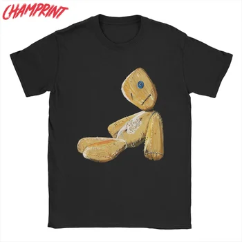 Футболки рок-группы Doll Horror Korn, одежда из 100% хлопка, повседневные футболки с коротким рукавом и круглым воротником, идея подарка, футболка