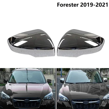 Хромированная Крышка Зеркала Заднего Вида Автомобиля, Накладка Крышки Бокового Зеркала Для Subaru Forester 2019-2021